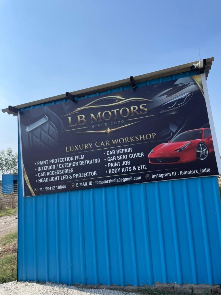 LB Motors services and contact banner