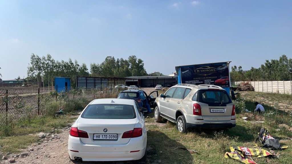 LB Motors luxury car workshop in Mohali